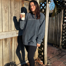 Load image into Gallery viewer, Ribbed Taylor's Version Oversized Crewneck