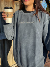 Load image into Gallery viewer, Ribbed Taylor's Version Oversized Crewneck