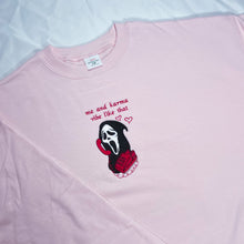 Load image into Gallery viewer, Karma and Me Embroidered Crewneck