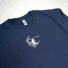 Load image into Gallery viewer, Karma Is A Cat Embroidered Crewneck